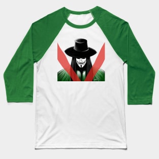 v for vendetta anonymous warrior Baseball T-Shirt